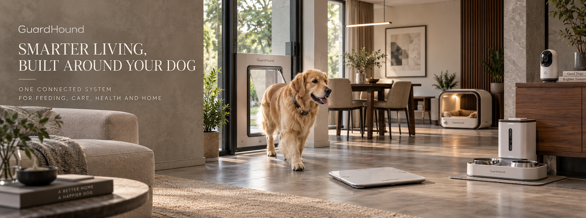 GuardHound Markenanzeige · Smarte Hundeprodukte im Überblick