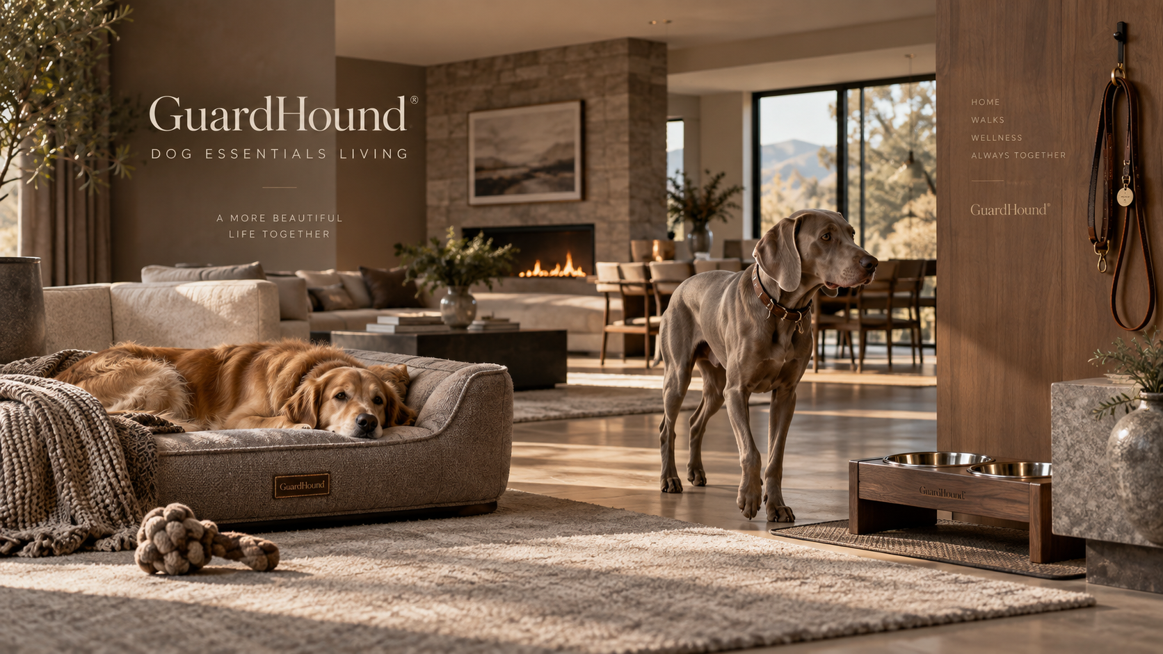 GuardHound Markenanzeige · DOG ESSENTIALS LIVING · DOG ESSENTIALS Lebensstil