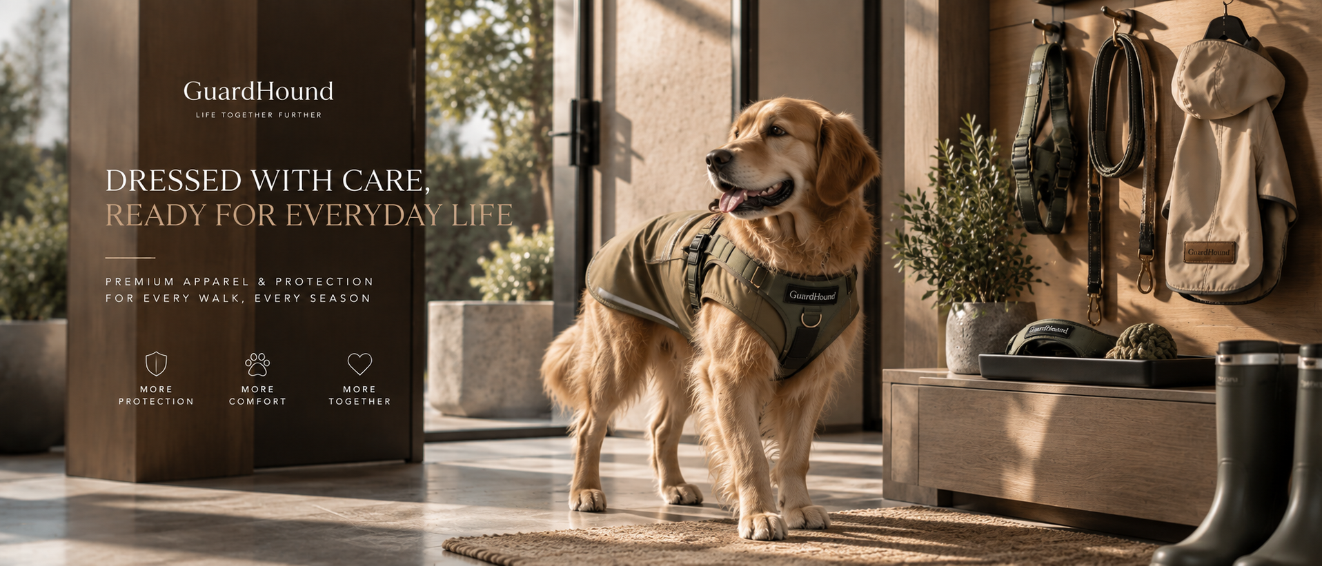 GuardHound Markenanzeige · Kleidung und Schutz