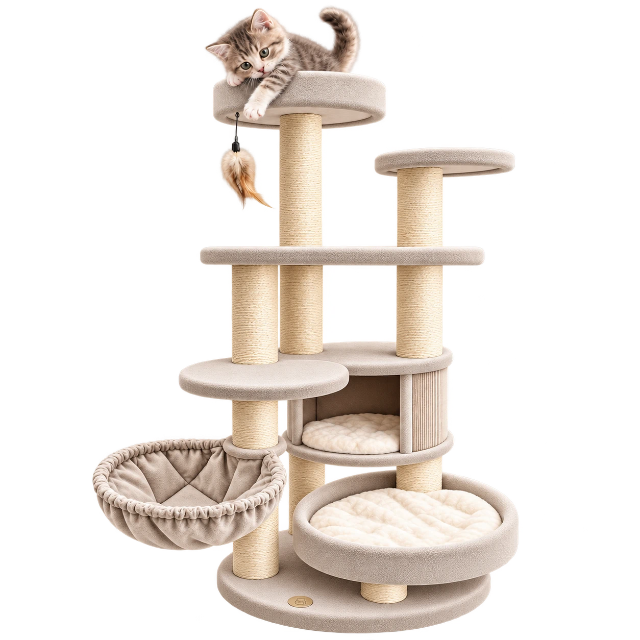 CAT ESSENTIALS Alltag für Katzen · Blüten-Kratzbaum